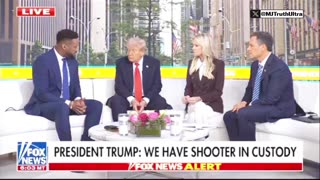 President Trump announces they’ve arrested the suspect responsible