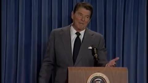 Archived ✅ | 8-13-1982 - President Reagan's Press Briefing in the Press Room