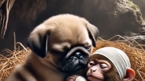 Dog Baby real short viral video