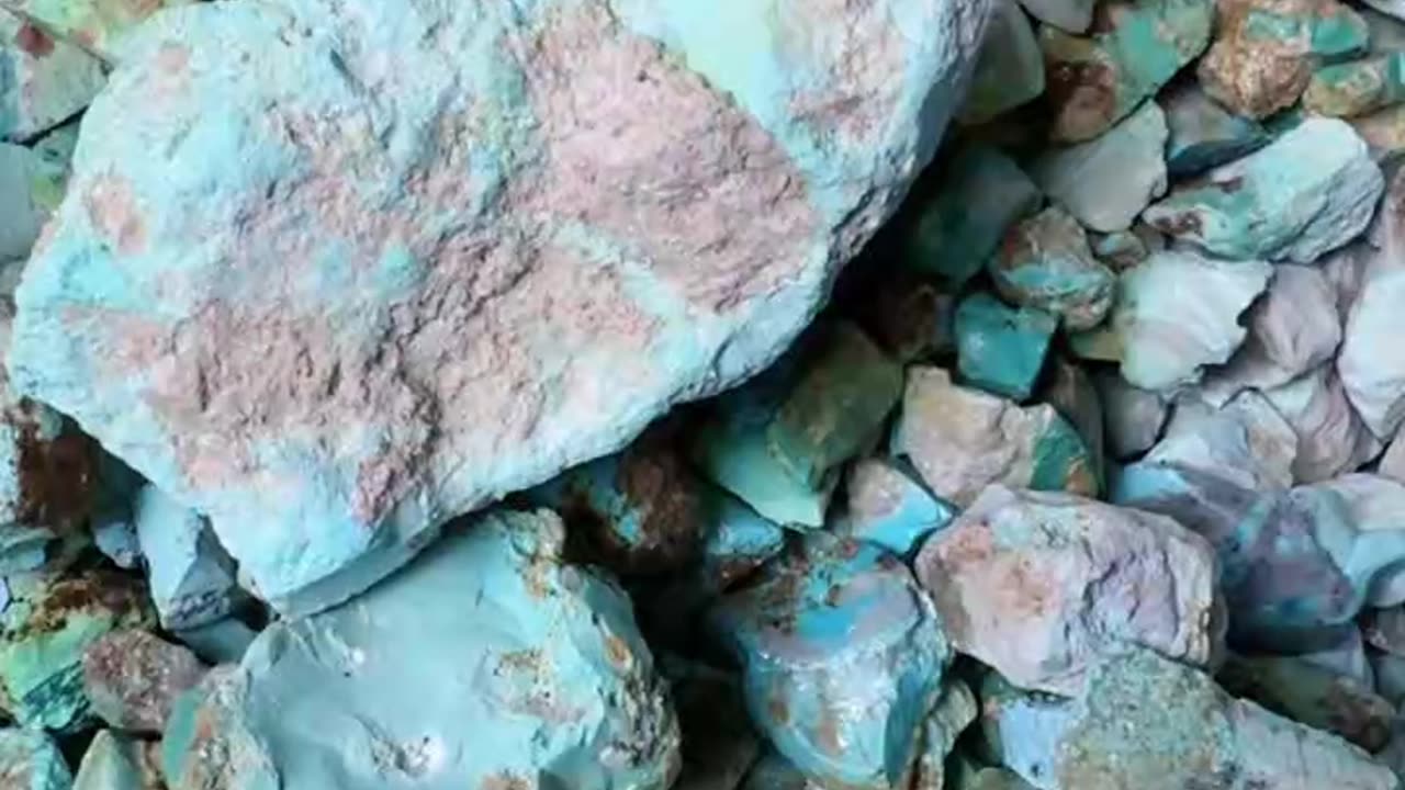 2025-0415-02 Sleeping Beauty Natural Mineral sterling treatment Turquoise
