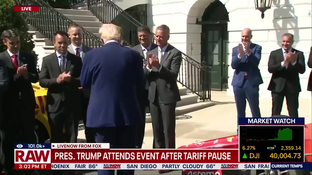 WATCH Trump speaks on 90-day tariff pause