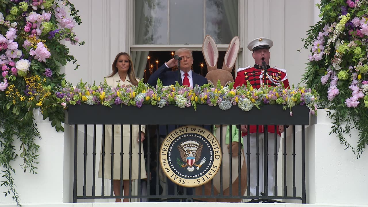 President Trump and The First Lady Participate in the 2025 White House Easter Egg Roll
