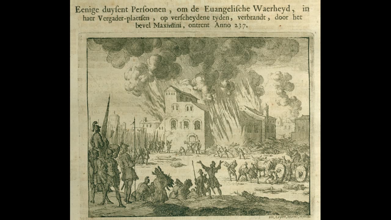 Audiobook of Martyr's Mirror Part 81: Thousands Burned in Meeting Places 237AD