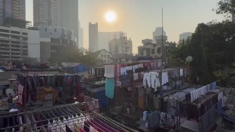 Morning on Dhobi Ghat