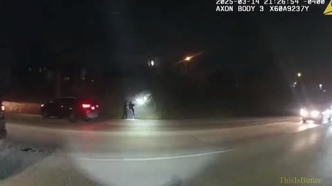 Akron police wrangle a runaway goat on a busy highway in Ohio