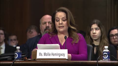 Mollie Hemingway Testifies About Censorship Industrial Complex To Senate