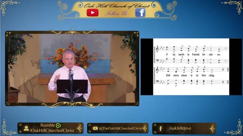 Oak Hill Church of Christ Worship Stream Live!