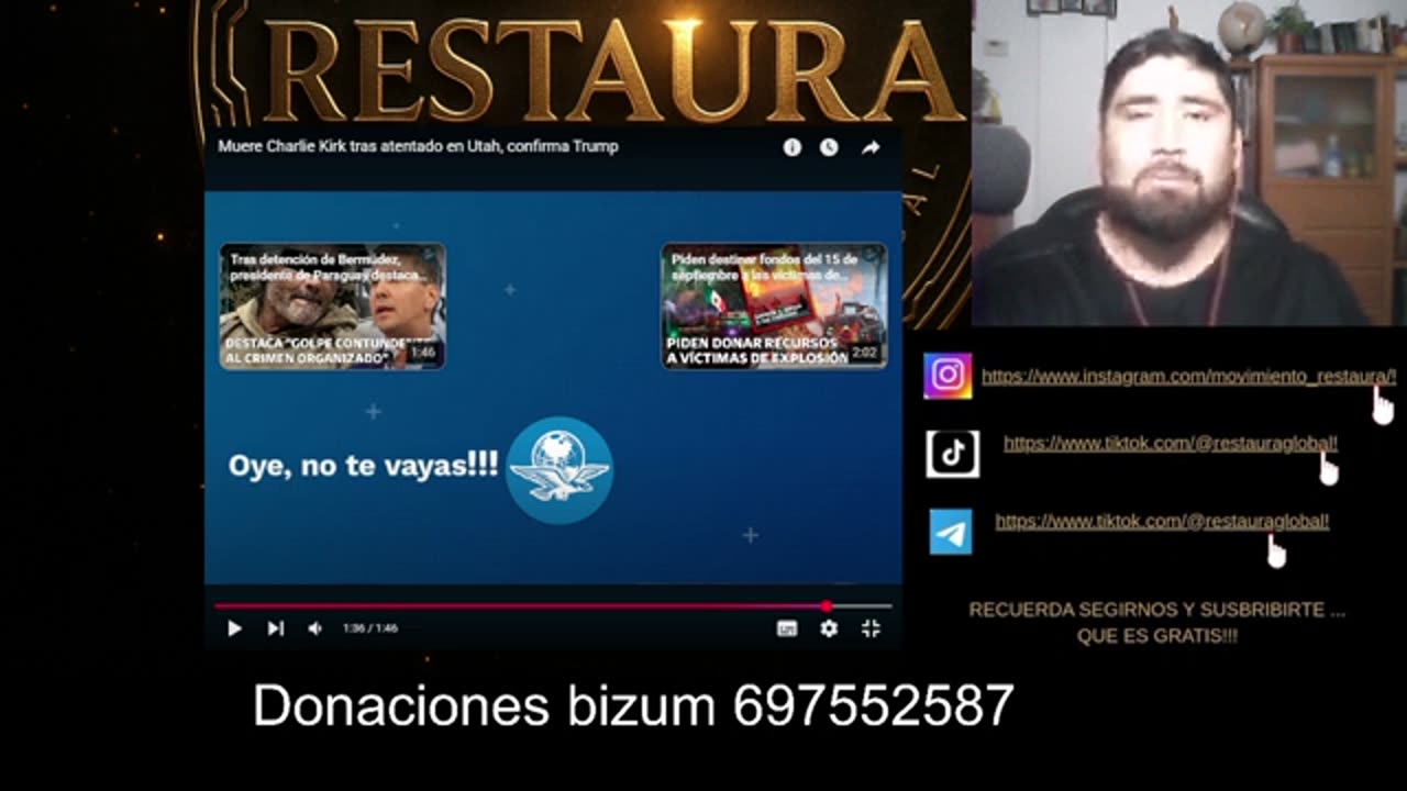 HOY REACCIONO AL A535INATO DE CHARLIE KIRK