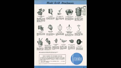 Hobart Kitchen Machines 1948