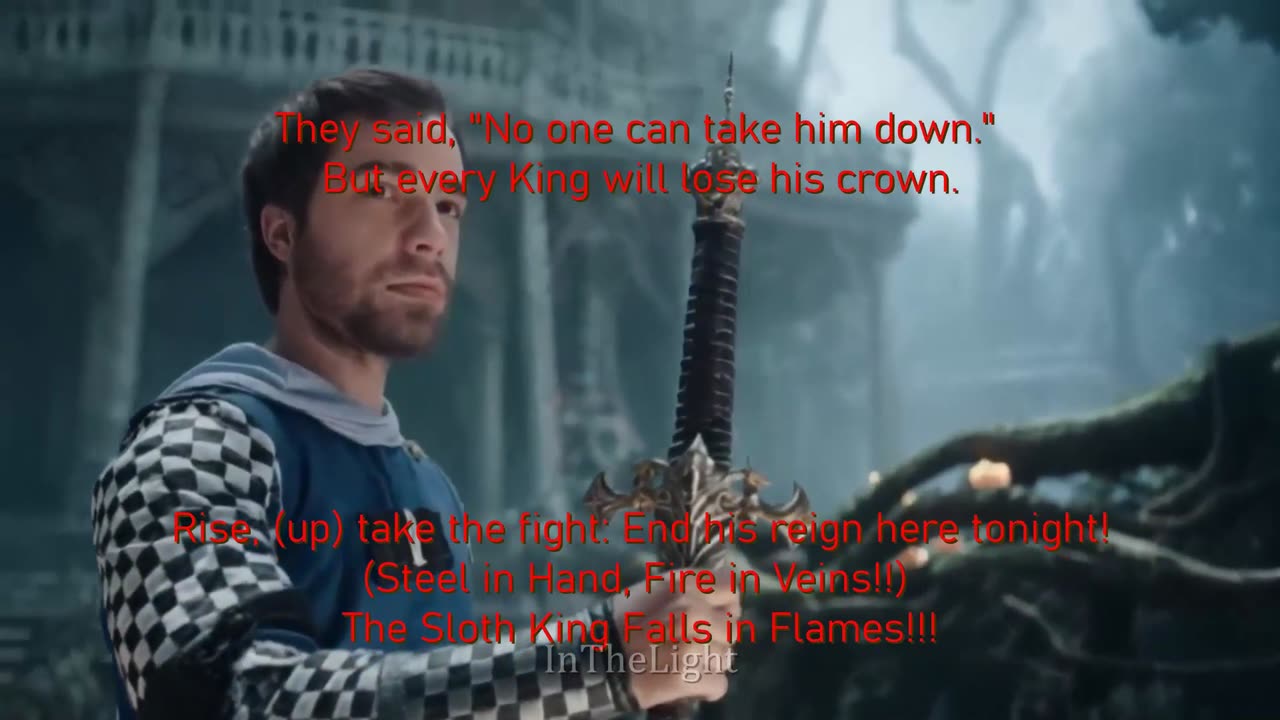 InTheLight ~ Fall Of The Sloth King { Lyrics ) Remix 1 Christcore Slowed PC