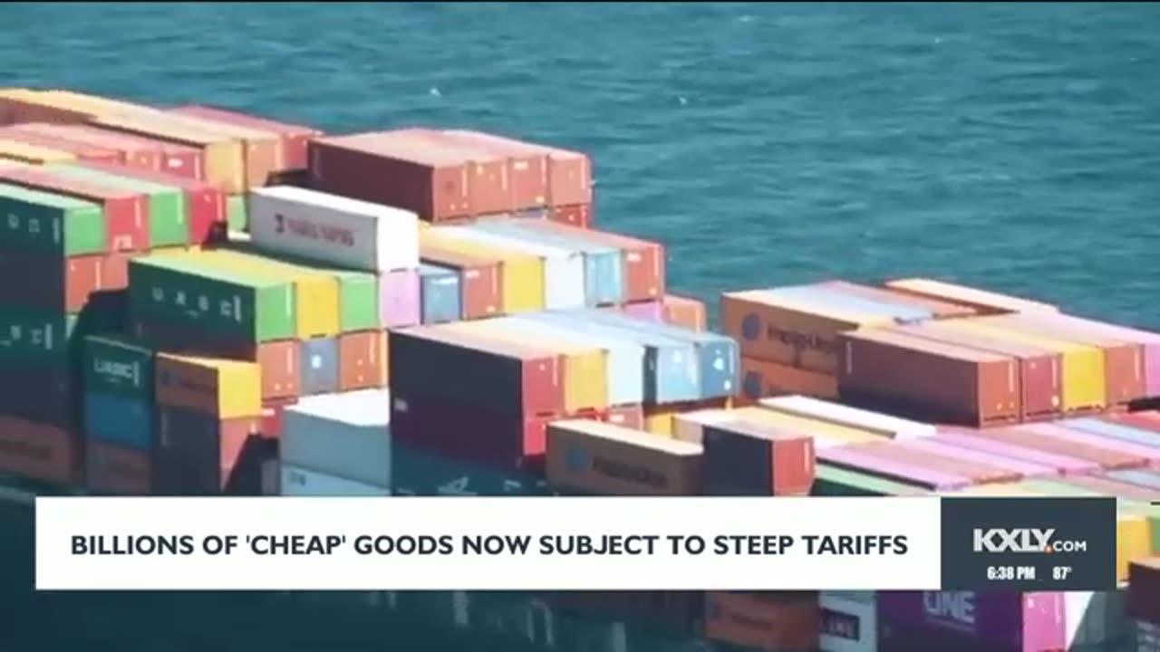 Billions of cheap goods now subject to steep tariffs