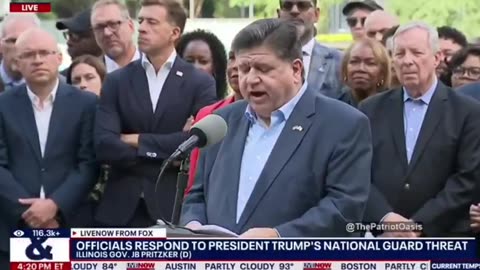IL Governor JB Pritzker tells Trump that he does not