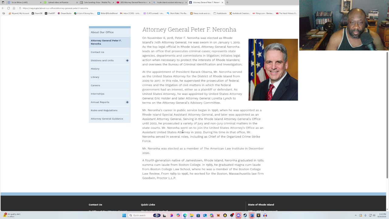 Bratty Rhode Island Assistant AG's Boss Not Sure How To Punish Her.