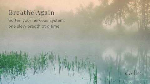 Breathe Again - Gentle Flow | Slow Inhale, Longer Exhale for Calm