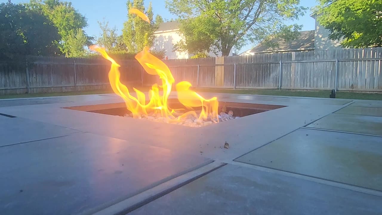 Let's Hangout by the Fire.