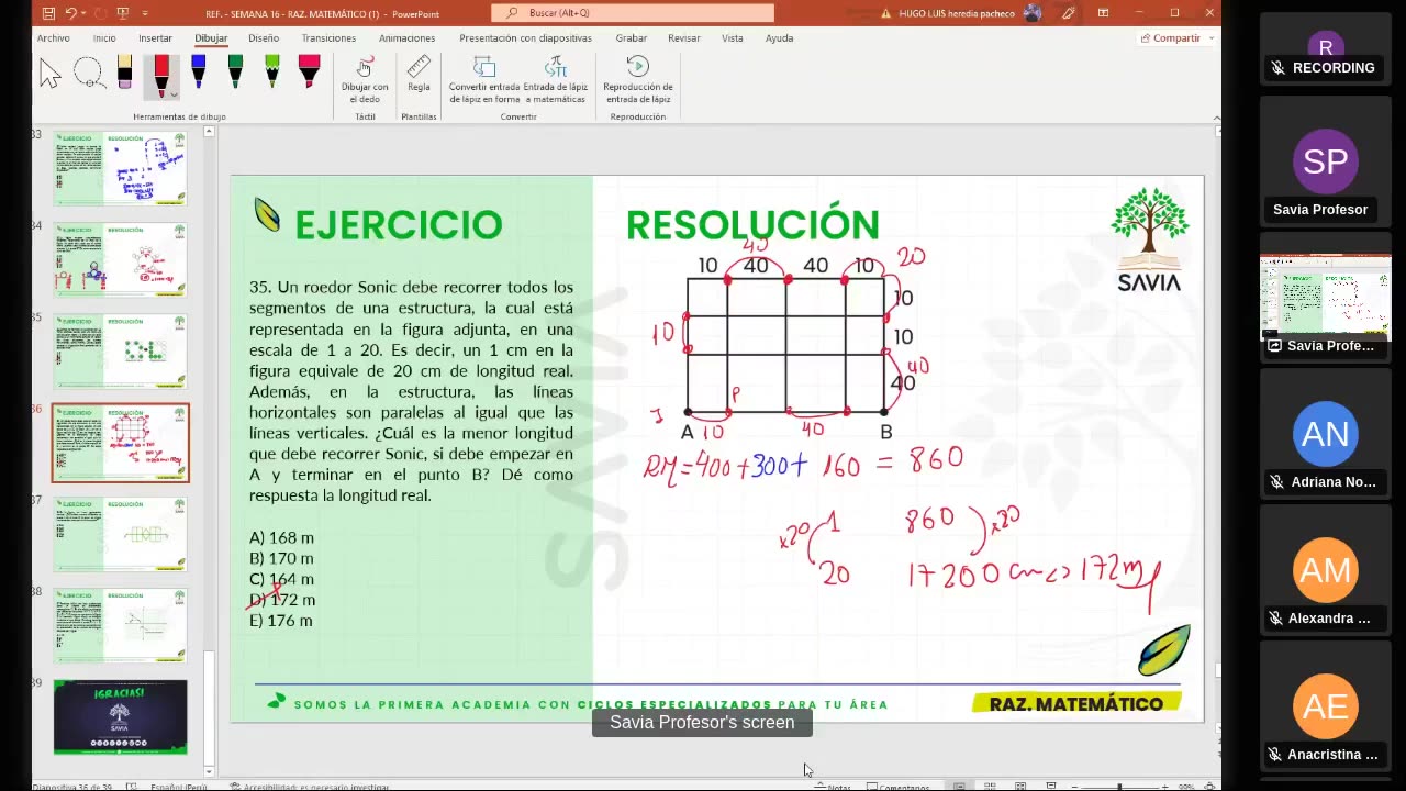 SAVIA SEMIANUAL 2024 | Semana 16 | Raz Mat S2