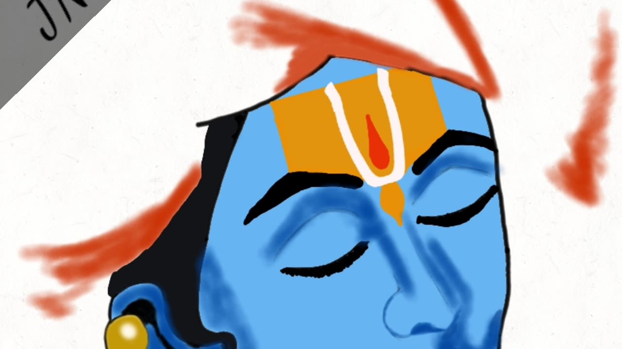 Lord krishna painting