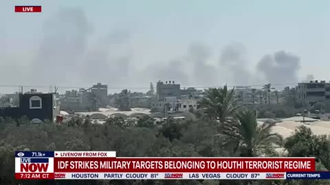Israel-Hamas war: IDF strikes military targets Houthi rebels