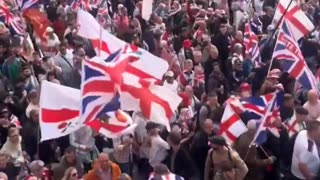 The mainstream media and police who talk about only 100,000 patriots in London are lying.