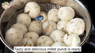 Millet Pundi Recipe – Soft & Healthy Millet Dumplings! Breakfast idea!