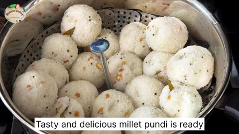 Millet Pundi Recipe – Soft & Healthy Millet Dumplings! Breakfast idea!