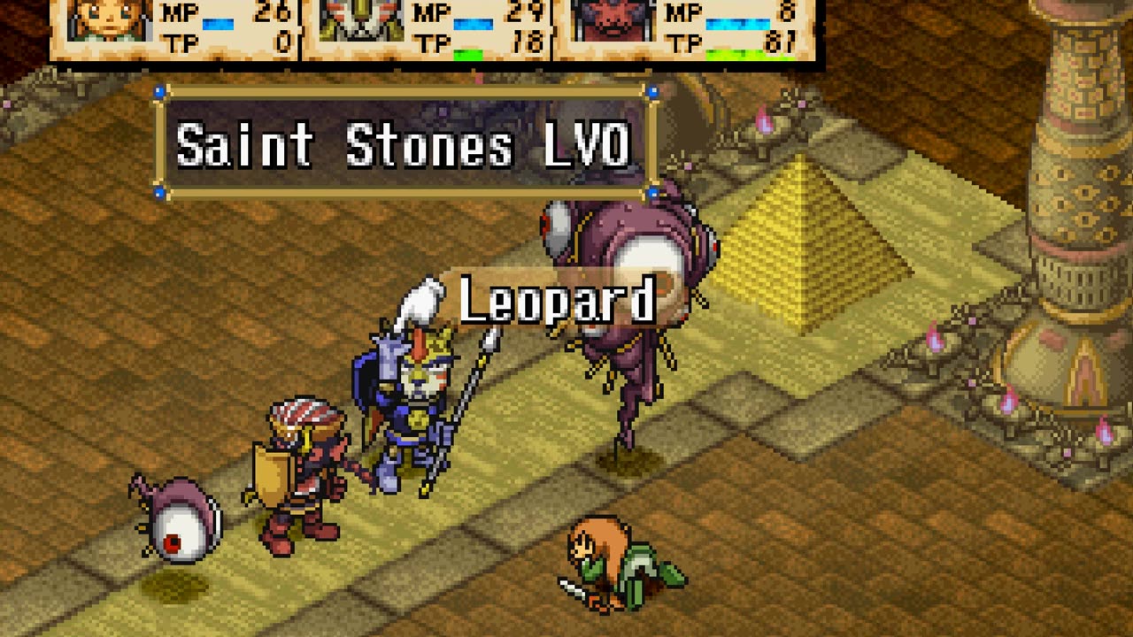 English PoPoRoGue (PS1) P8 beating the pyramid and a nightmare lord