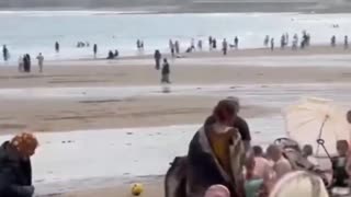 Scarborough beach, UK 👀