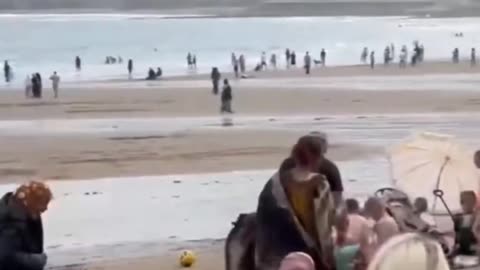 Scarborough beach, UK 👀