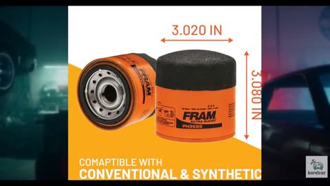FRAM Extra Guard PH9688 10K Mile Change Automotive Replacement Interval Spin-On