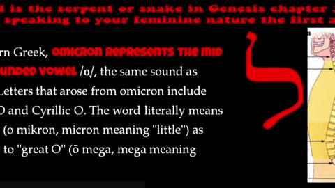 The serpent is your knowledge of the balances duality of nature