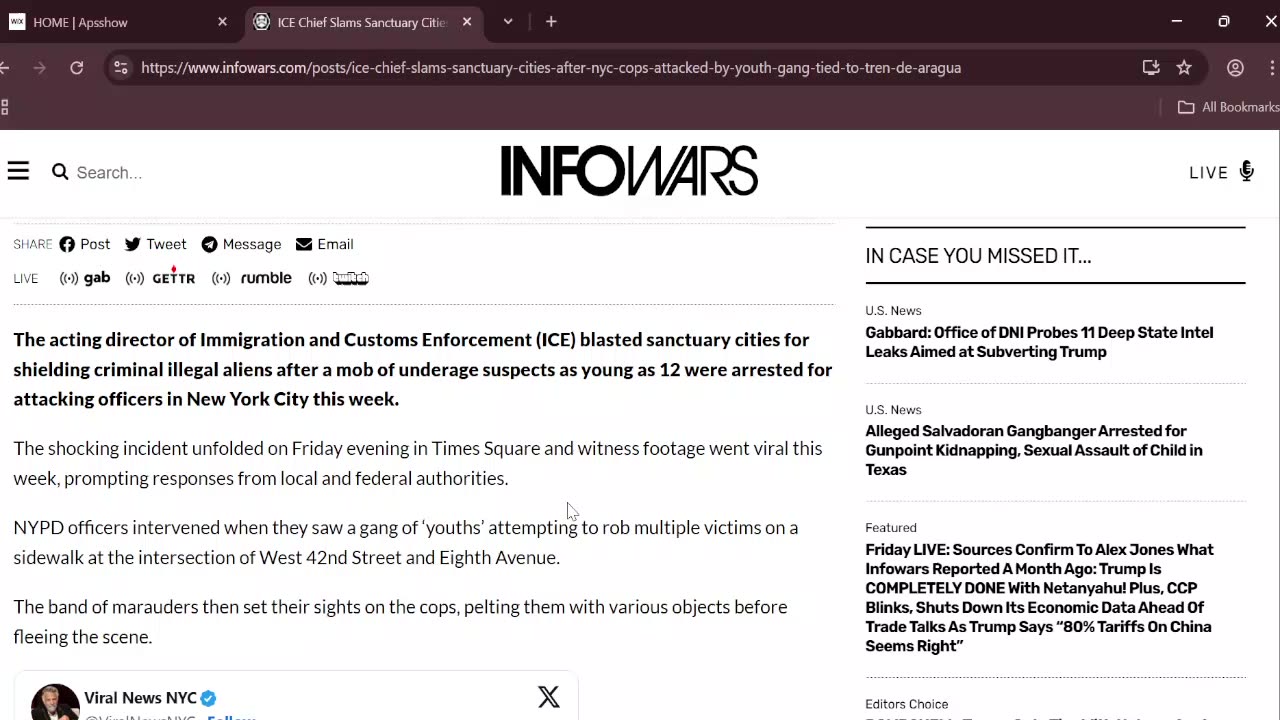 APfnS Pope Leo Judged! Infowars-Savage Clash & CNN Headlines - Thursday Show!