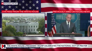 President Trump Celebrates National Day of Prayer in The Rose Garden of The White House [LIVE]