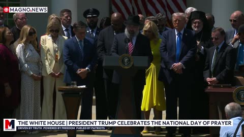 President Trump Celebrates National Day of Prayer in The Rose Garden of The White House [LIVE]