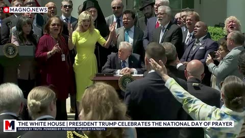 President Trump Celebrates National Day of Prayer in The Rose Garden of The White House [LIVE]