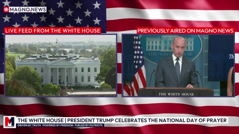 President Trump Celebrates National Day of Prayer in The Rose Garden of The White House [LIVE]