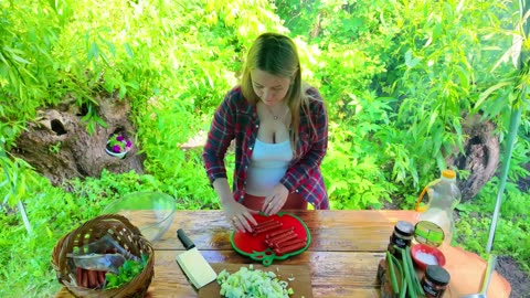 Amazing lady making Ukrainian style food🇺🇦🇺🇦