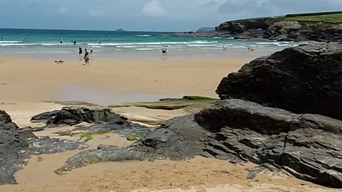 Harlyn Bay Cornwall England