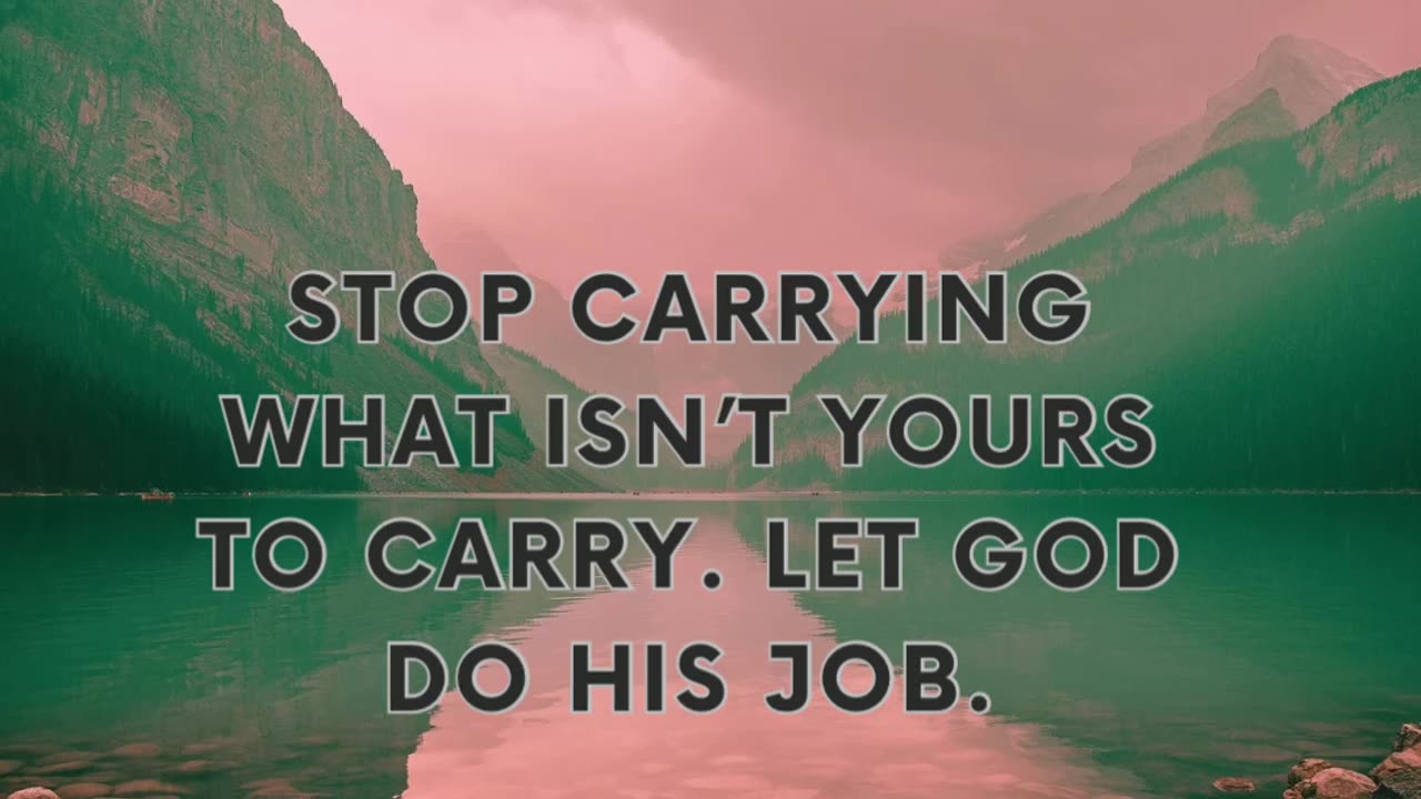 What if the peace you’re missing is trapped in the weight God never asked you to carry?