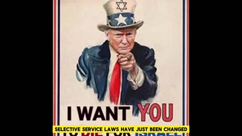 Are You Ready To Be Drafted To Fight A War For Israel?