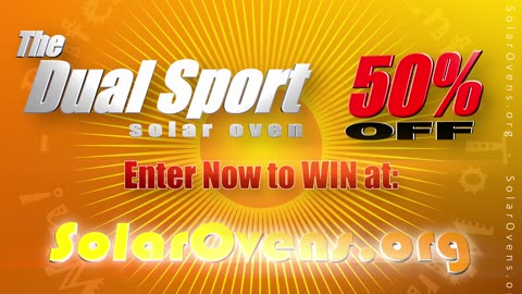50% Off a Dual Sport Solar Oven!