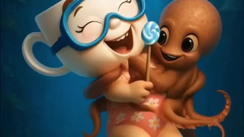 POV: You Swim Into a Candy Octopus Party 🎉🐙🍬