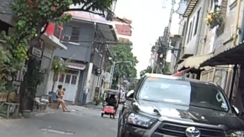 Chill Afternoon on Lt. Garcia Street in Paranaque City in the Philippines