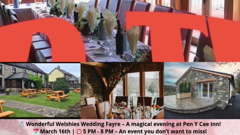 💍✨ TODAY! The Wonderful Welshies Wedding Fayre – Your Dream Wedding Starts Here! ✨💍