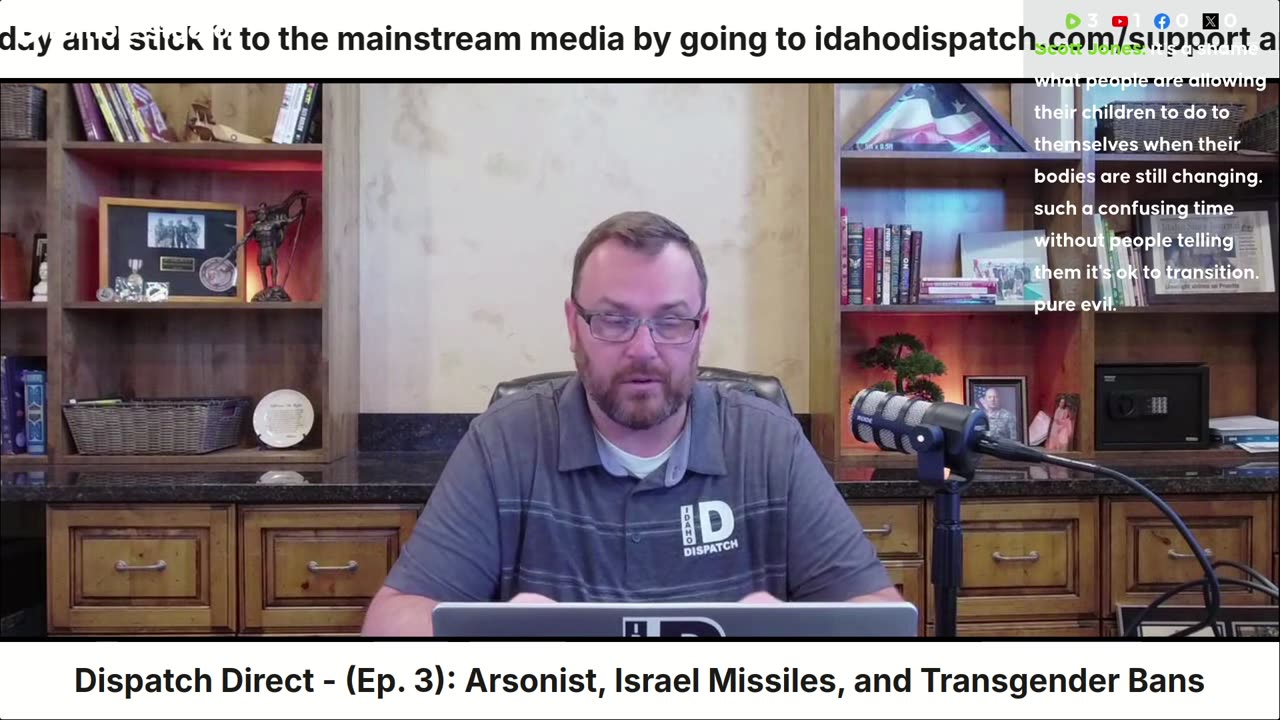 Arsonist, Transgender Bans, Israel Missiles, and More- Dispatch Direct (Ep. 3)