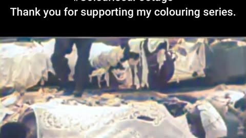 Allied Soldiers Use White Sheets for Camouflage #ColourisedHistory