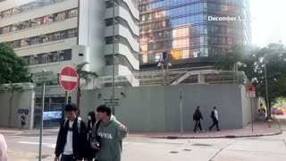 Hong Kong student released after fire probe petition detention