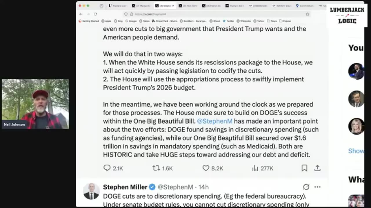Trump's NEW MOVE & The Case of the Century!! MIKE LINDELL, LumberjackLogic
