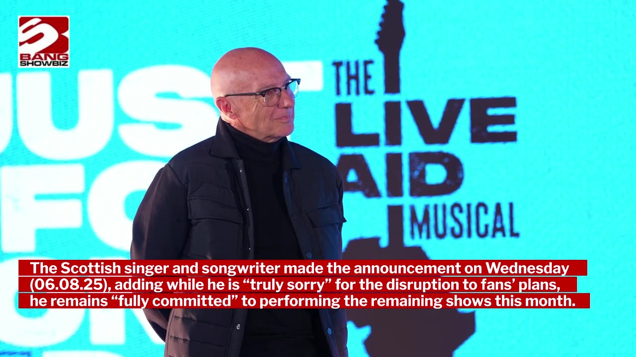 Midge Ure postpones his upcoming tour dates because of urgent health treatment