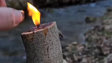 Woodsman candle