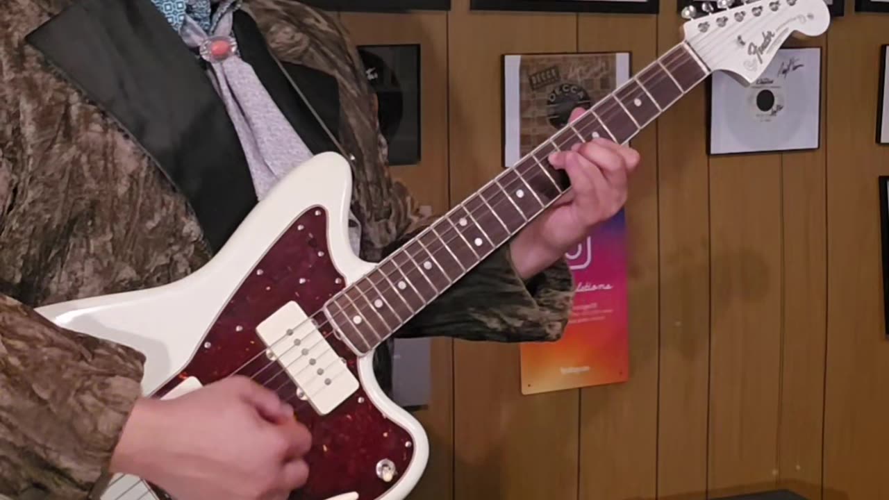 Trent Page playing better call soul theme.